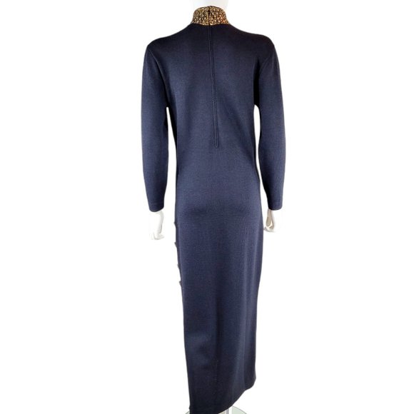 St John Evening Winter Evening Dress Long Sleeve - Picture 7 of 10